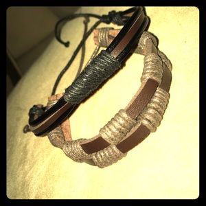 Leatherette bracelets